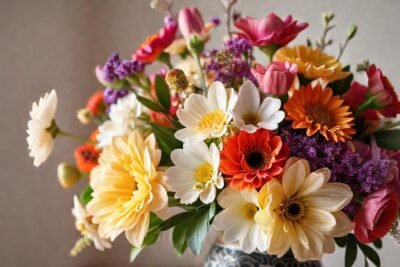 Un arreglo floral equilibrado crea armonía