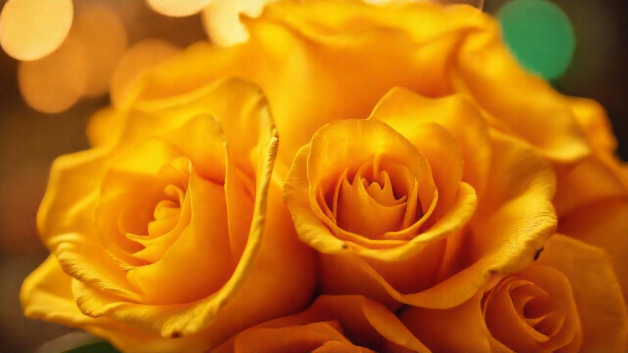 Rosas amarillas evocan amistad y pasión