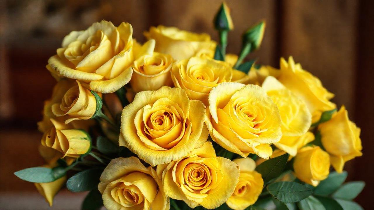 Rosas amarillas celebran amistad y elegancia
