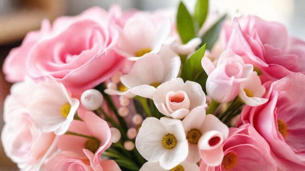 Un ramo floral de Pascua elegante