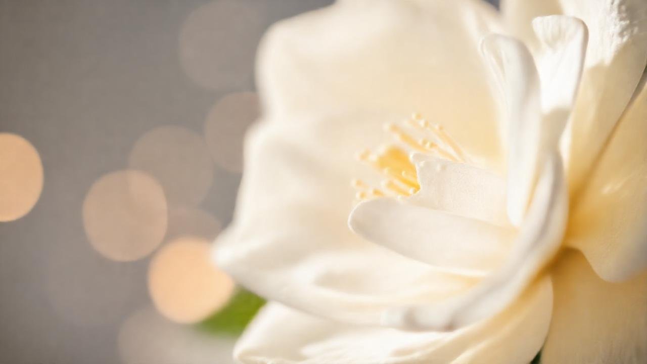 Flor de gardenia: belleza etérea y blanca