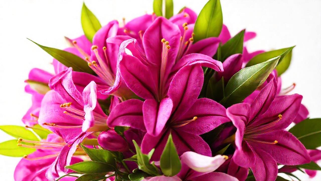 Un ramo elegante de alstroemerias sofisticado