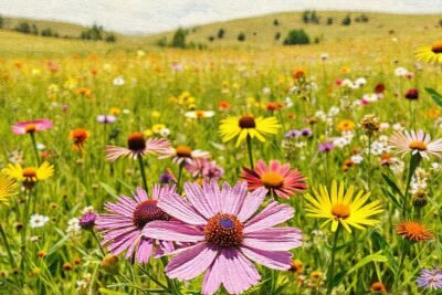 Un día soleado retrata la belleza rural