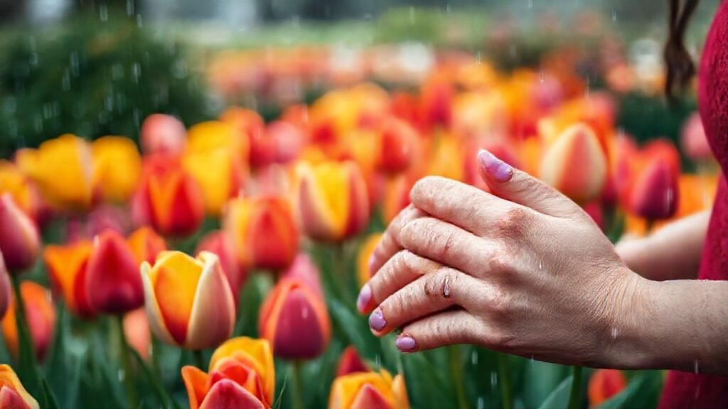 Tulipás vibrantes evocan romance y reflexión