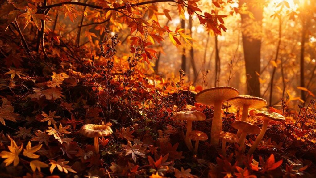 El bosque otoñal ofrece magia curativa