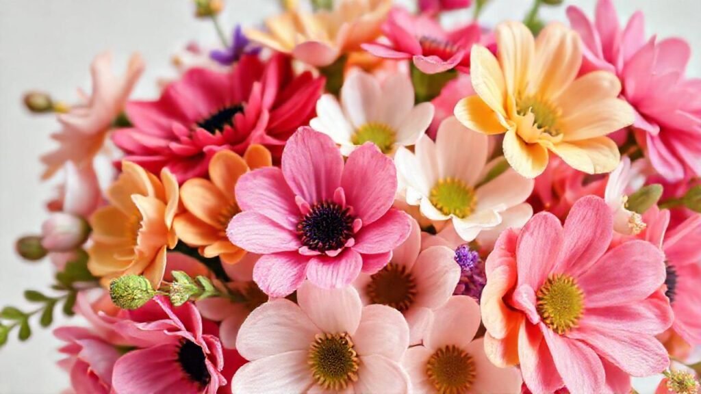 Un arreglo floral elegante y vibrante