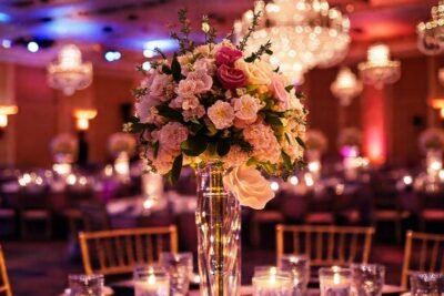 Un evento lujoso brillaba con elegancia