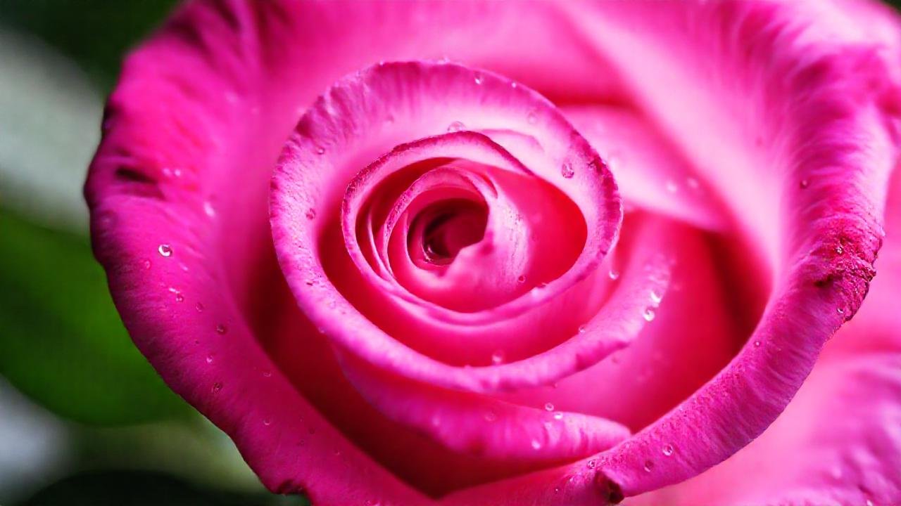 Rosa elegante y colorida en detalle