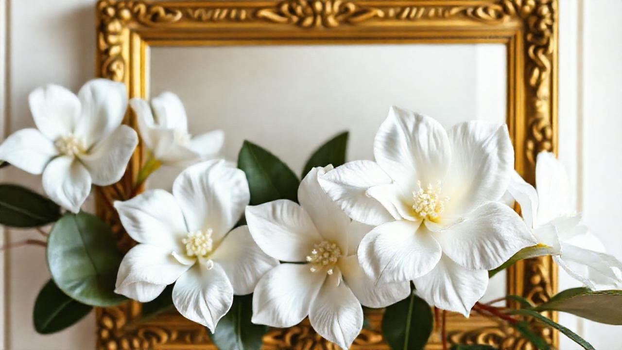 Gardenias blancas evocan pureza y serenidad