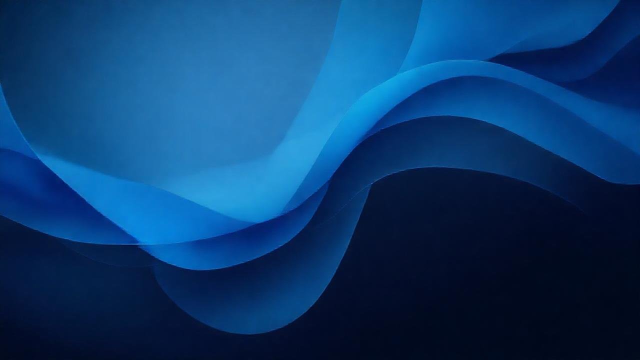 Un diseño azul minimalista y sereno