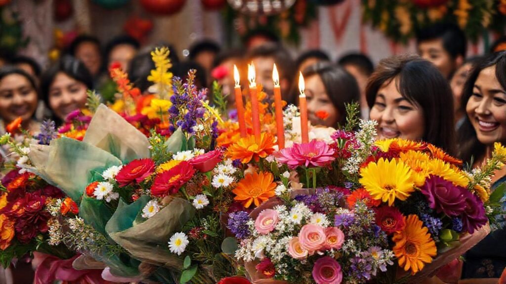 Flores celebran culturas y alegría