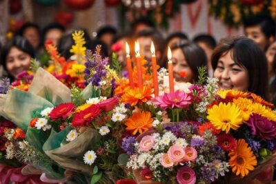 Flores celebran culturas y alegría