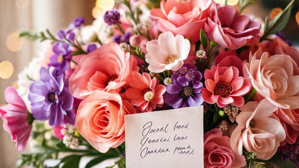 Un arreglo floral evocador y delicado