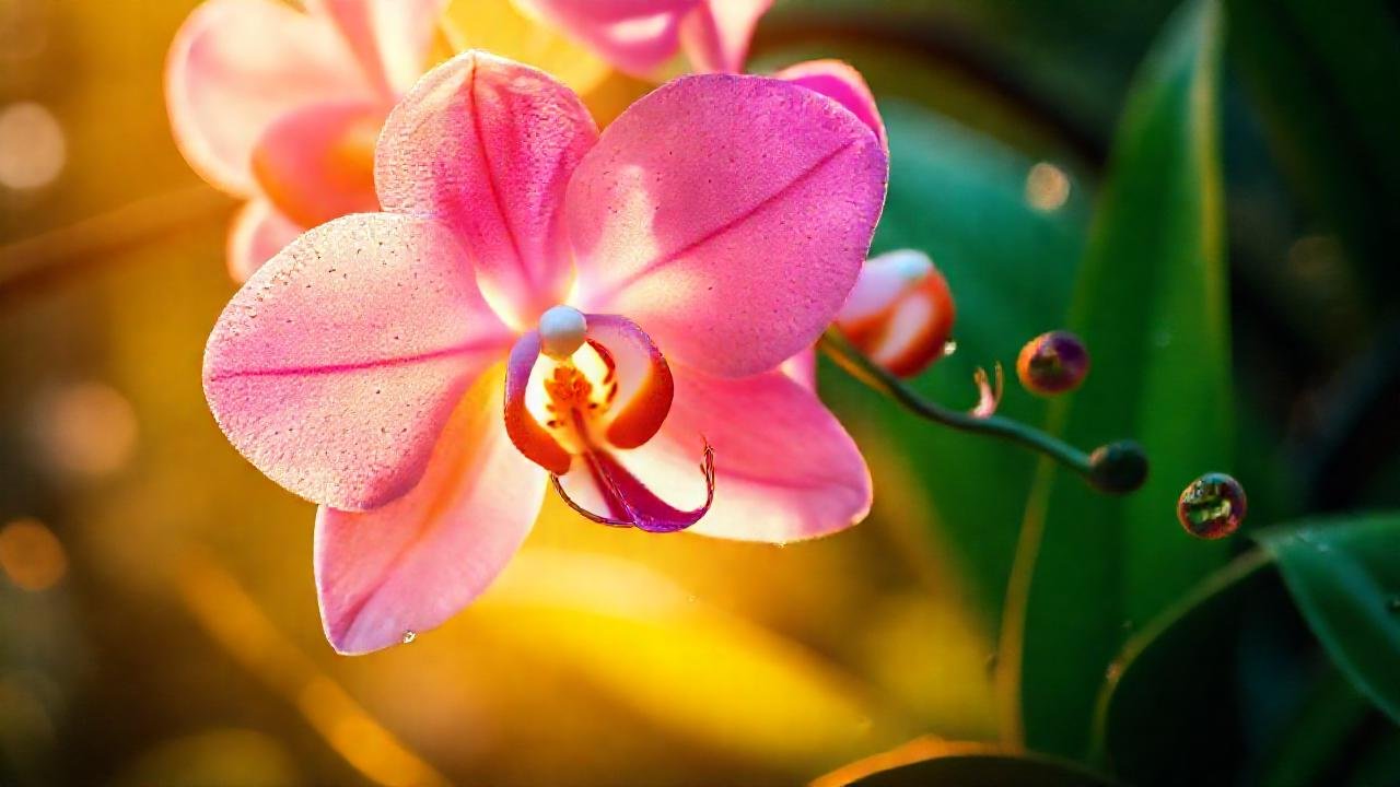 Orquídea exótica: belleza y renovación