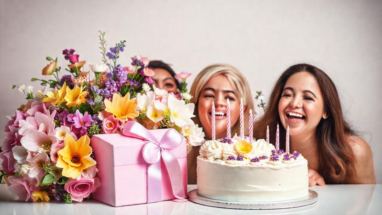 Un cumpleaños alegre y colorido