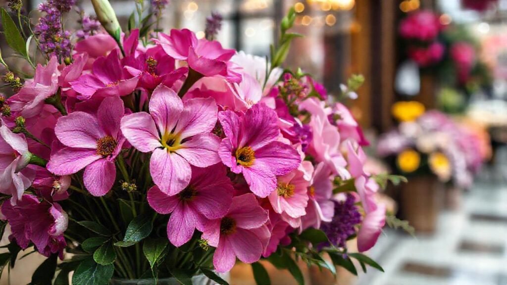 Un arreglo floral elegante y delicado