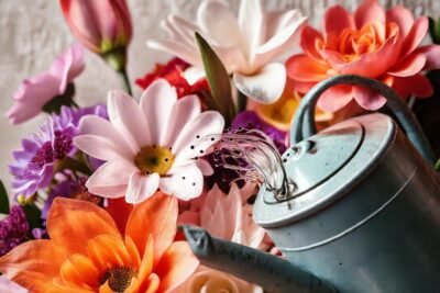 Un arreglo floral vibrante y elegante