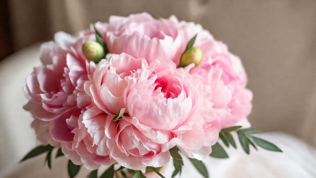 Un ramo clásico, romántico y elegante