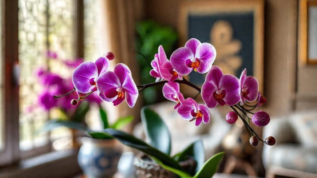 Orquídeas crean un ambiente sereno y elegante