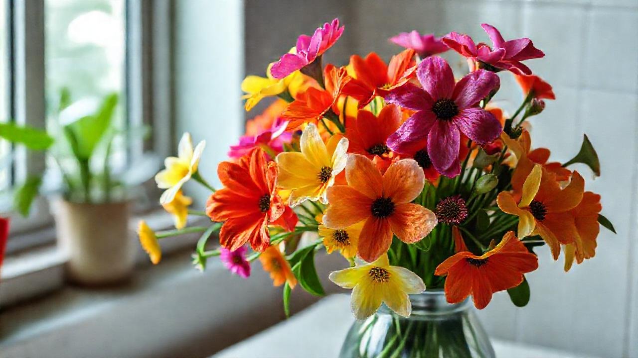 Flores frescas evocan calma y belleza