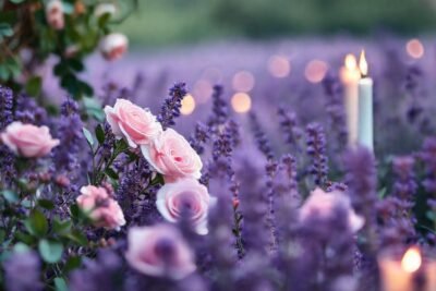 Belleza romántica y delicada en detalle