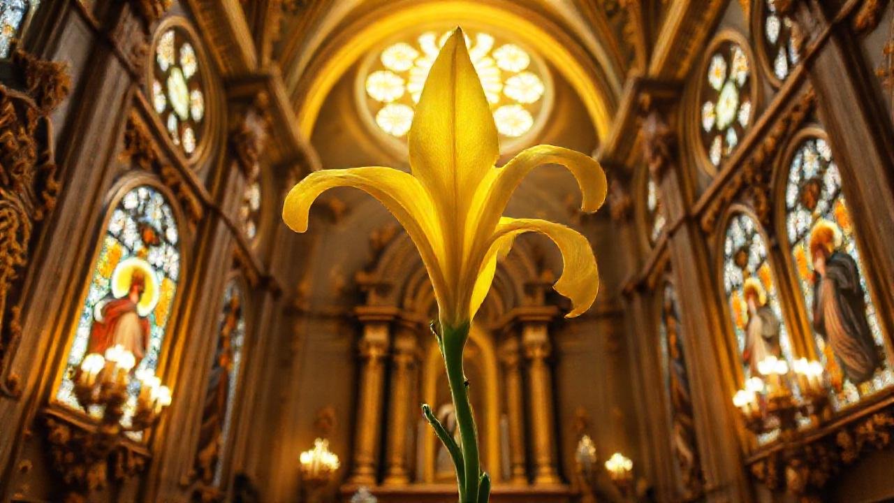 Una iglesia barroca irradia fe religiosa