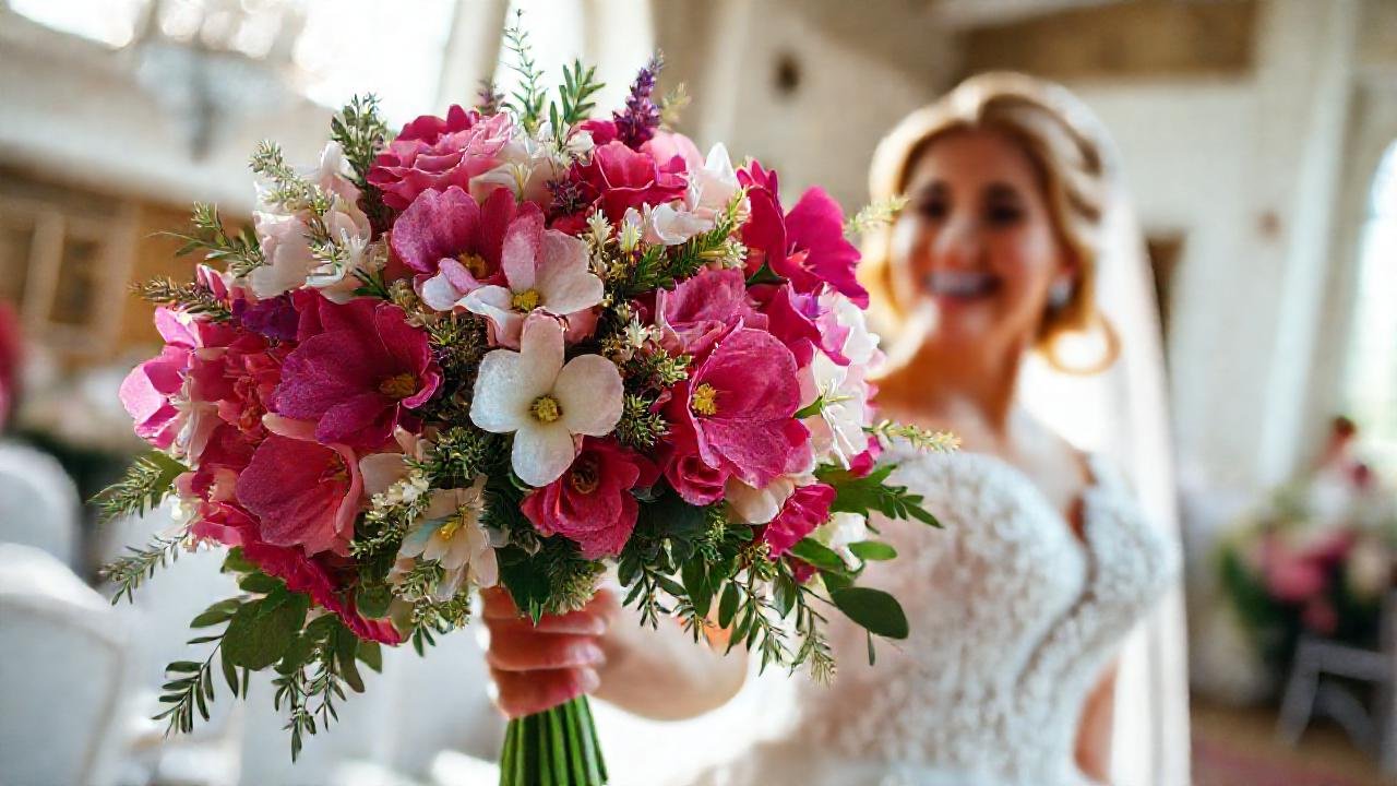 Un ramo elegante y fresco alegró el día