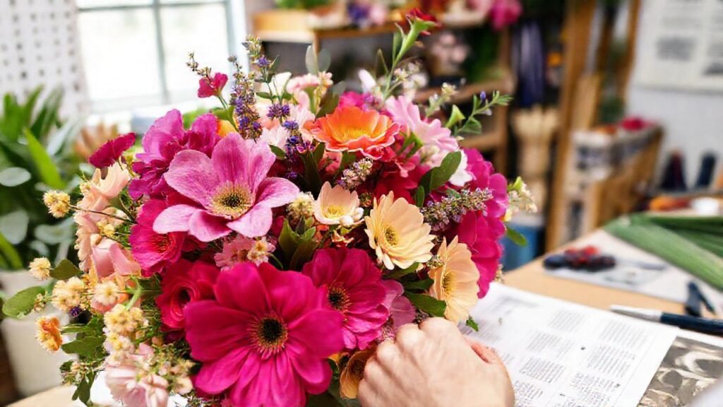 Taller floral: manos crean belleza