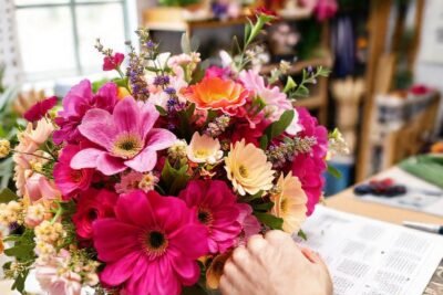 Taller floral: manos crean belleza