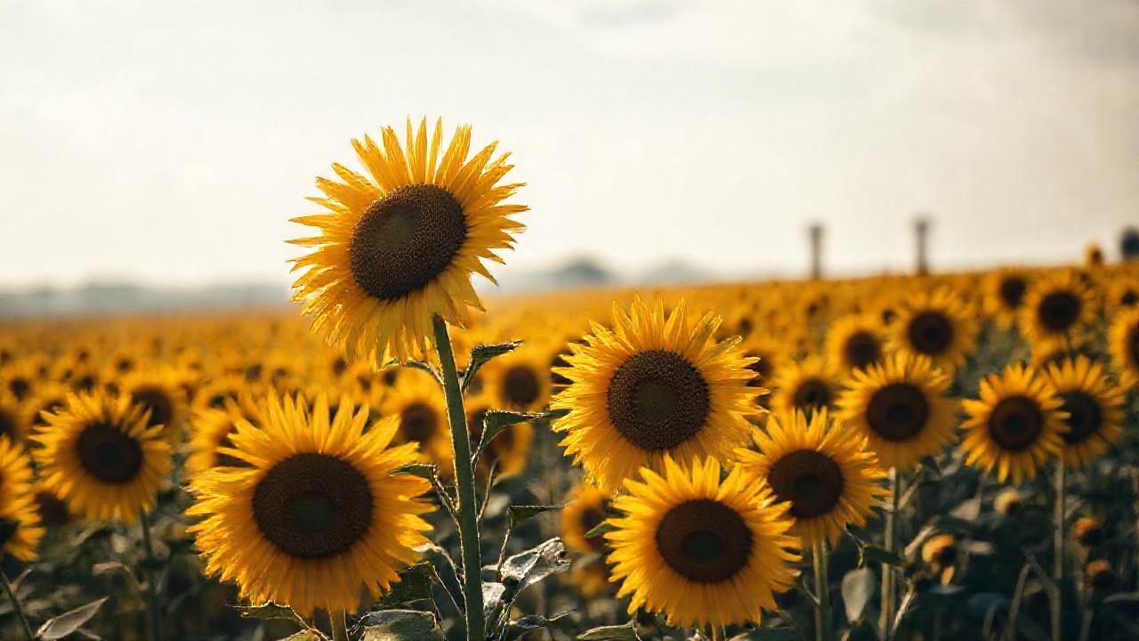 Campo dorado, belleza melancólica y serena