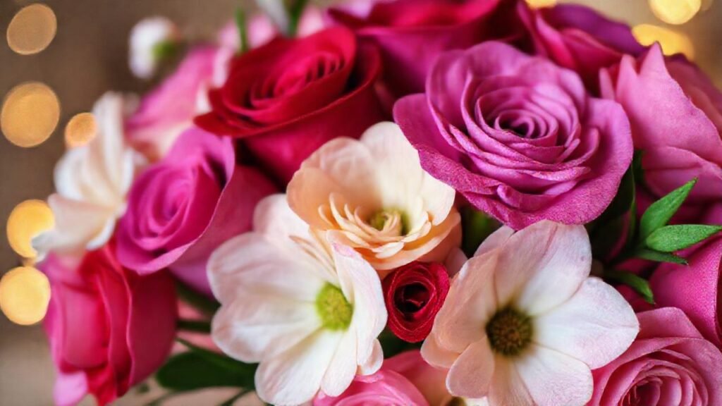 Un ramo romántico y elegante