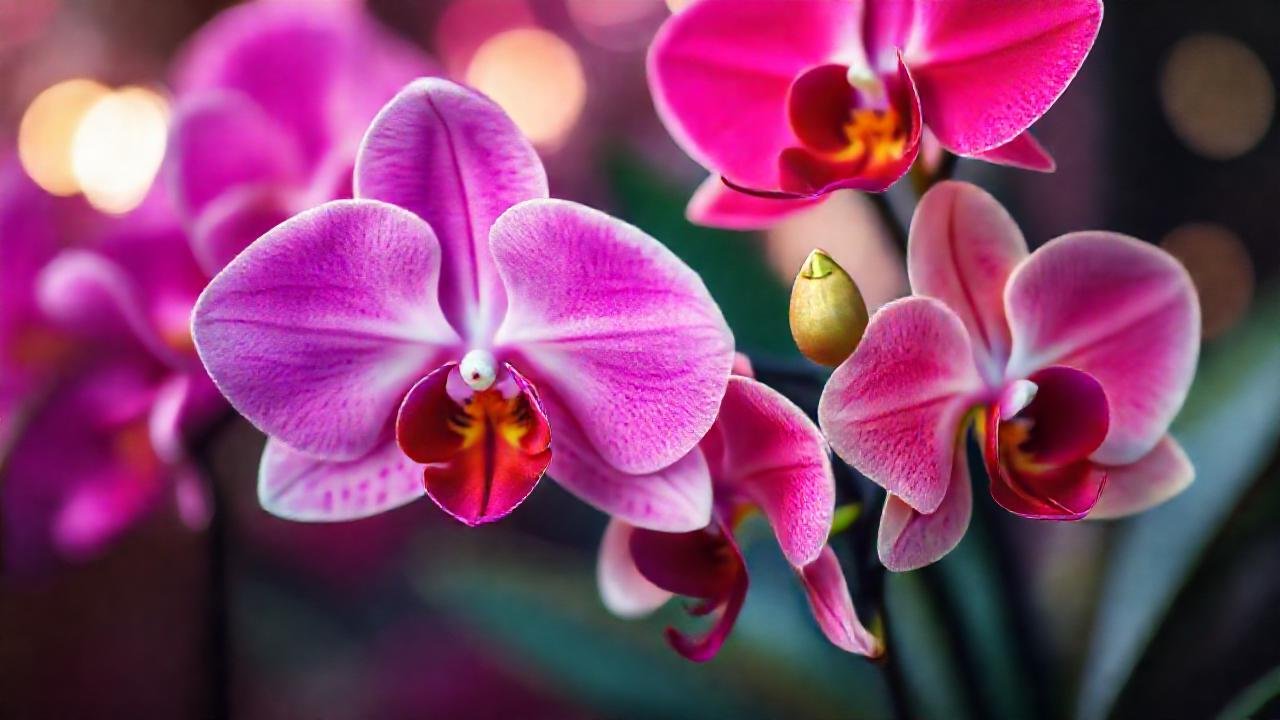 Orquídeas exóticas evocan amor y romance