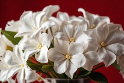 Gardenias blancas evocan romance y elegancia