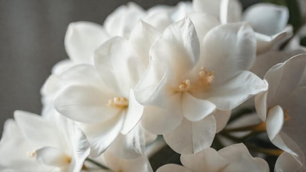 Gardenias: belleza blanca