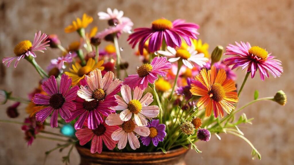 Flores silvestres capturan luz y color