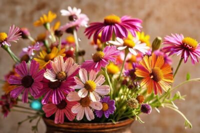 Flores silvestres capturan luz y color