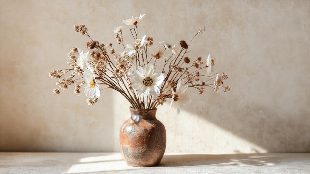 Flores neutras evocan serenidad y elegancia