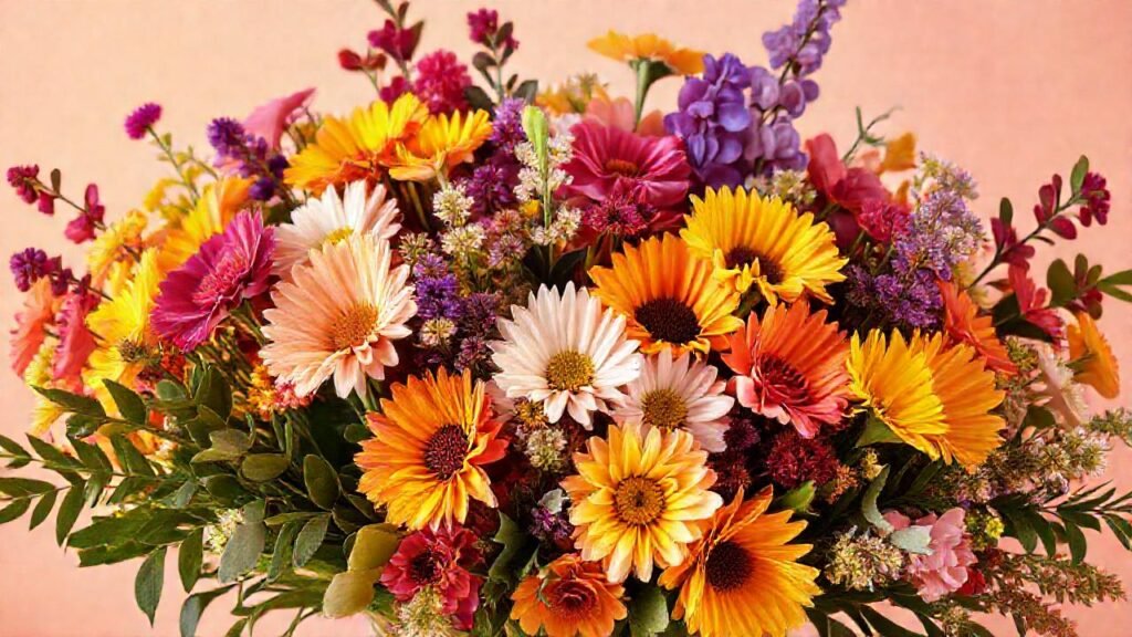 Flores vibrantes evocan emociones y regalos