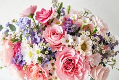 Flores vibrantes evocan amistad lejana y cálida