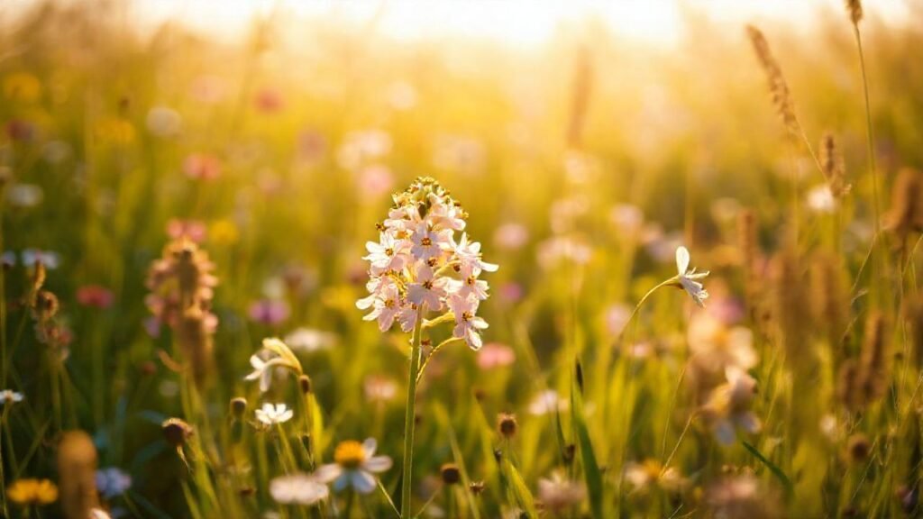 Un prado floreciente