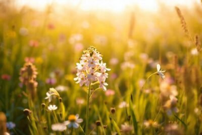 Un prado floreciente