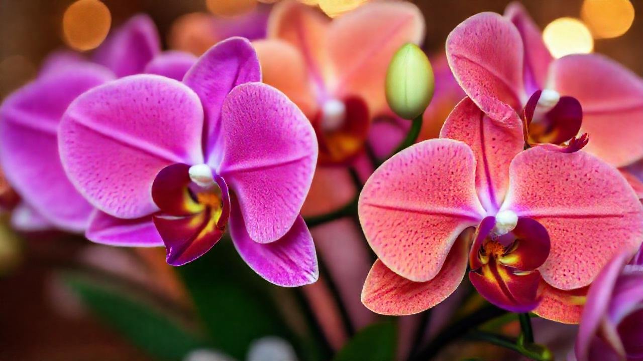 Orquídeas exóticas: belleza elegante y vibrante