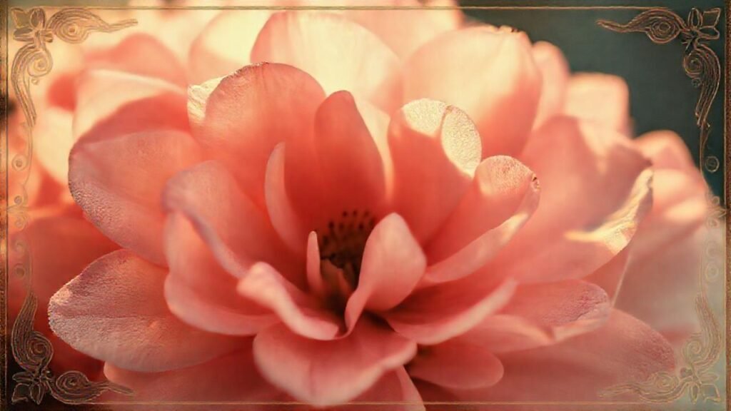 Margarita melancólica en ilustración vintage