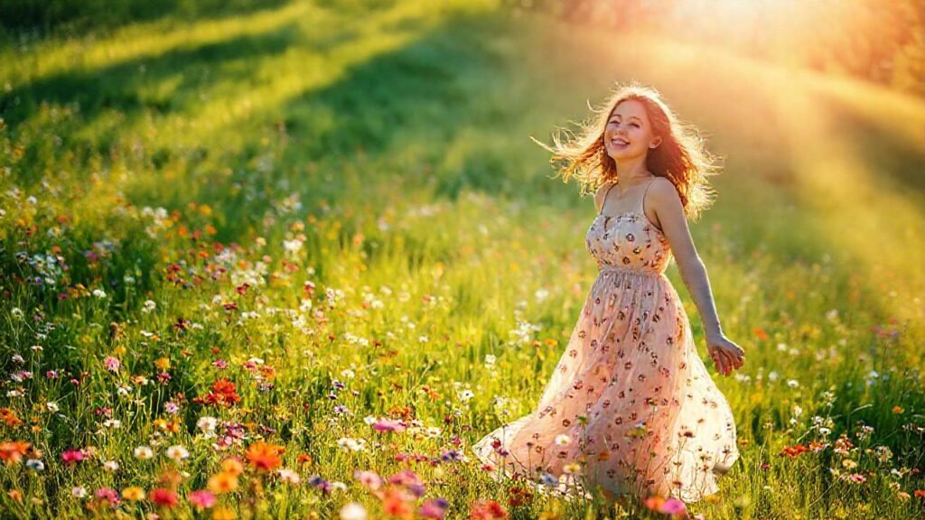 Prado de flores silvestres