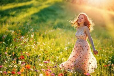 Prado de flores silvestres