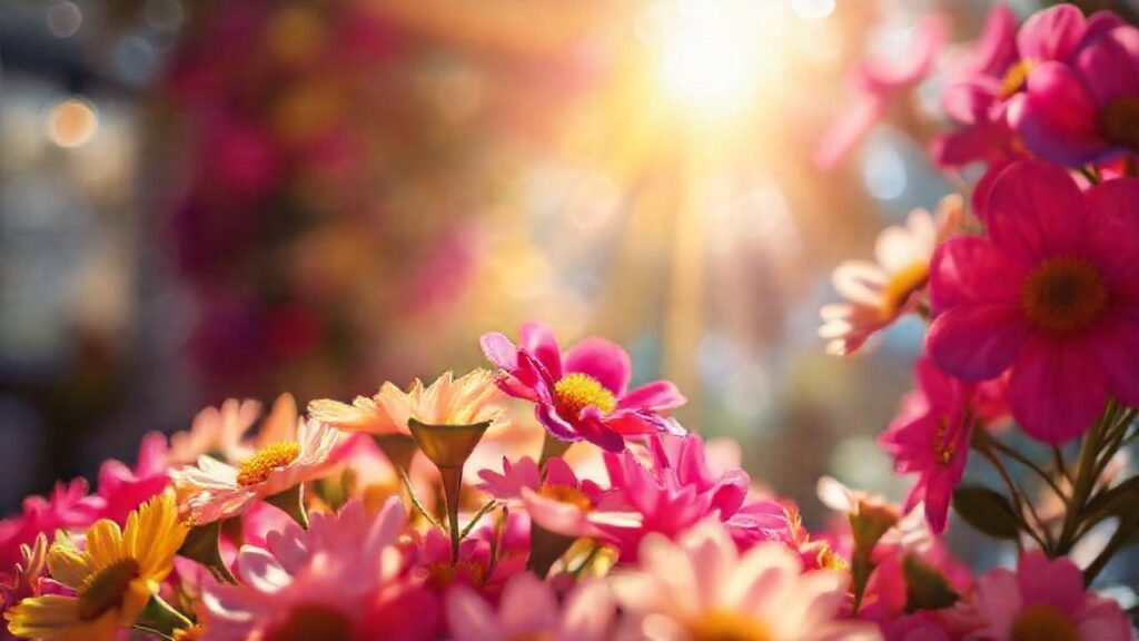 Flores vibrantes evocan magia y alegría