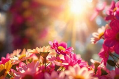 Flores vibrantes evocan magia y alegría