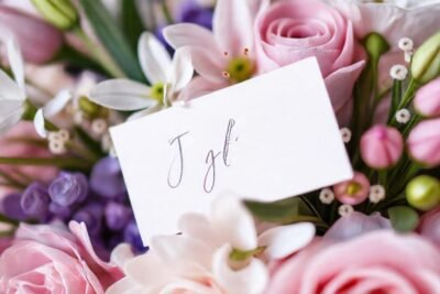 Un arreglo floral delicado y elegante