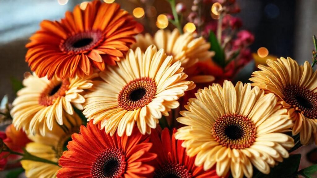 Gerberas vibrantes evocan momentos románticos y bellos