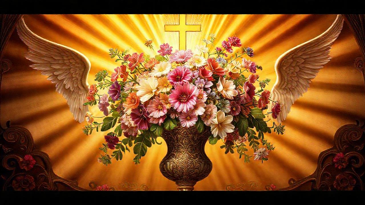 Flores resucitadas iluminan un estilo Art Nouveau